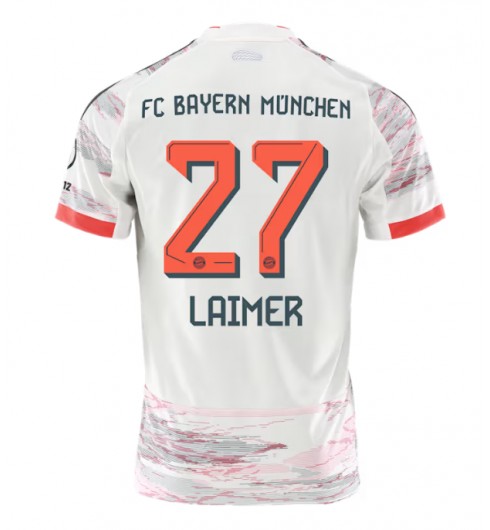 Bayern Munich Konrad Laimer #27 Bortedrakt 2025-26 Korte ermer Bayern Munich Konrad Laimer #27 Bortedrakt 2025-26 Korte ermer